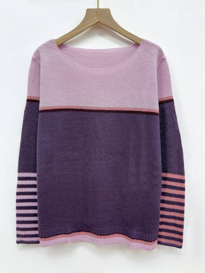 Women’s Long Sleeve Striped Sweater