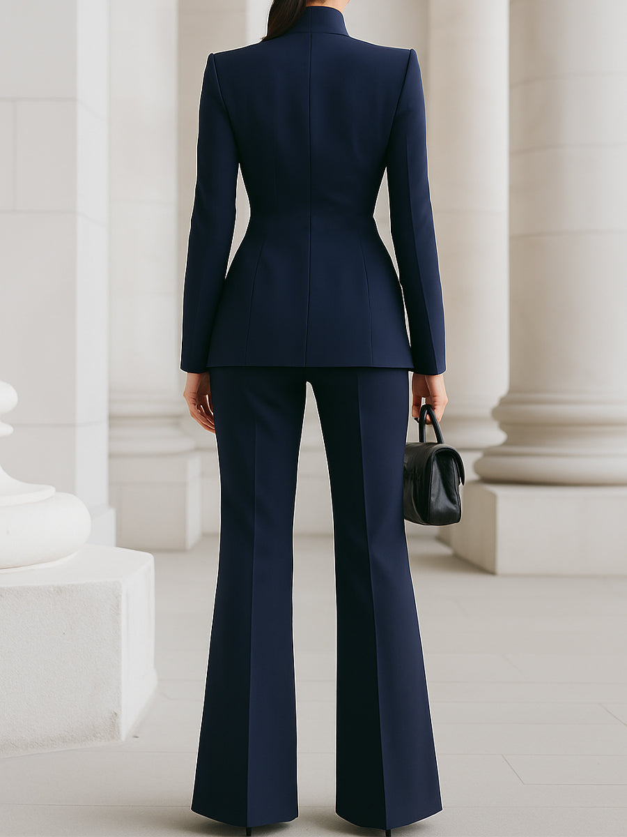 Valencia | Women’s Tailored Wide-Leg Pantsuit Set