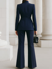 Valencia | Women’s Tailored Wide-Leg Pantsuit Set
