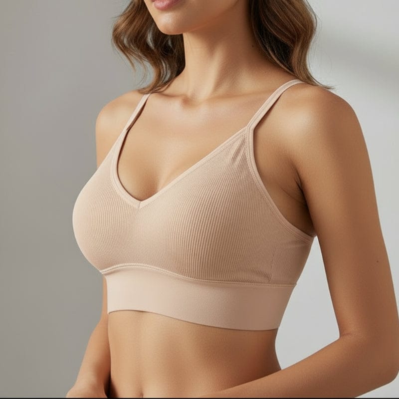 Ravella | Ribbed Knit Bustier Bralette
