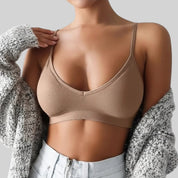Ravella | Ribbed Knit Bustier Bralette