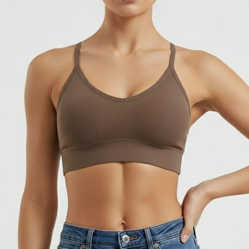 Ravella | Ribbed Knit Bustier Bralette