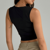 Arvena | Classic Scoop Crop Tank