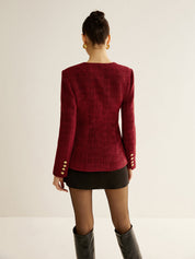 Valerra | Women’s Tweed Button Jacket