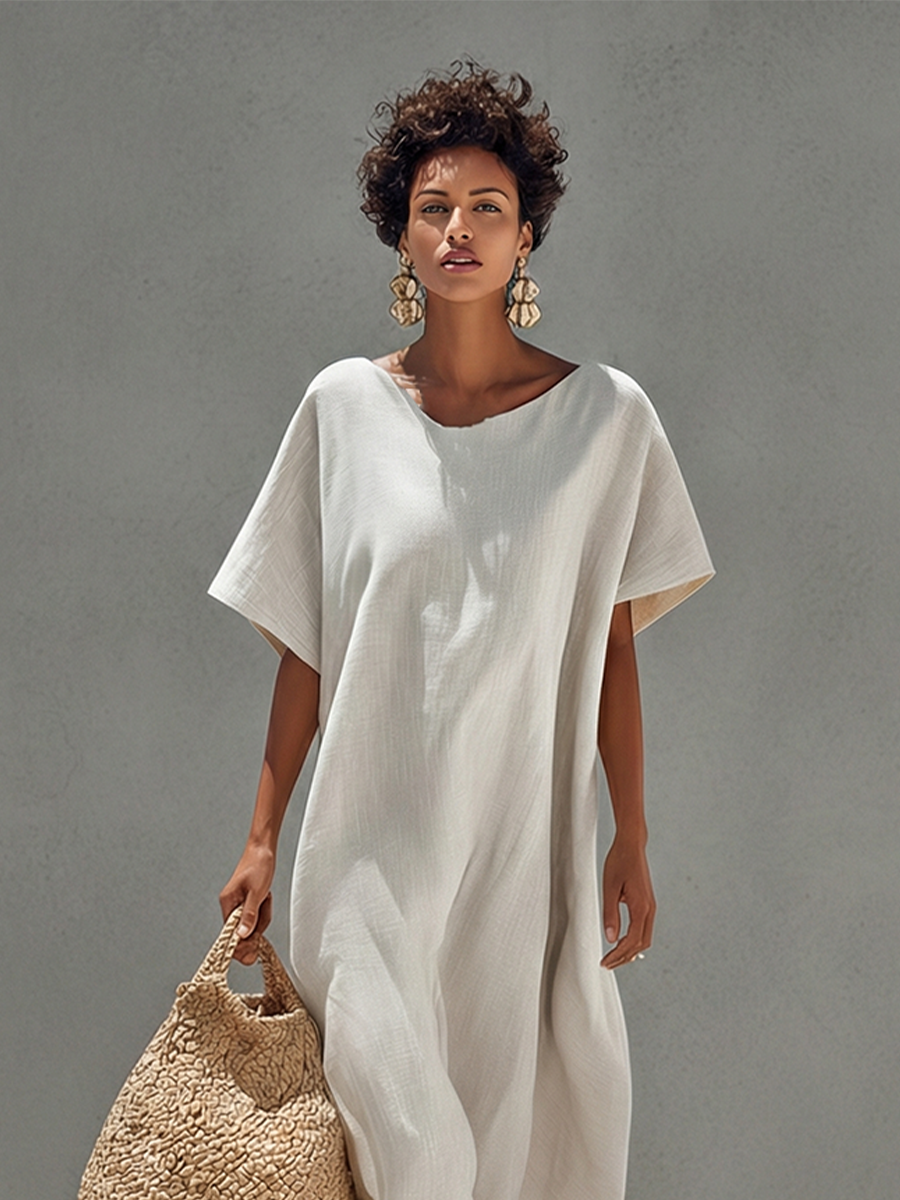 Solmara - Women’s Linen Resort Maxi Dress