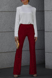 Veloura – Sequin Flare Pants