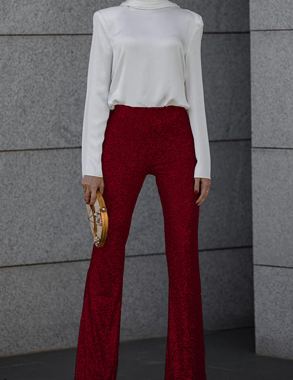 Veloura – Sequin Flare Pants