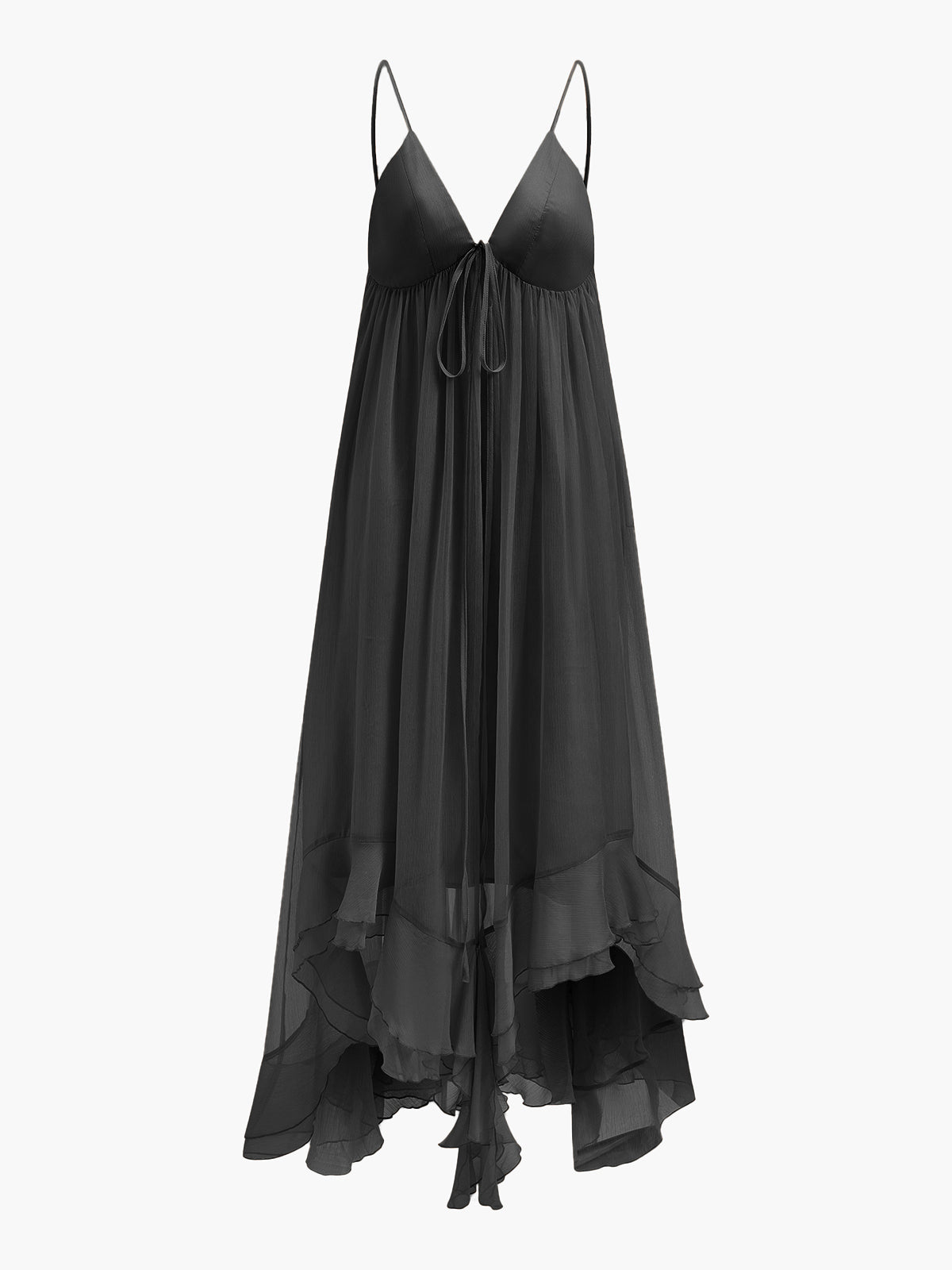 Elowen | Sheer Chiffon Maxi Dress