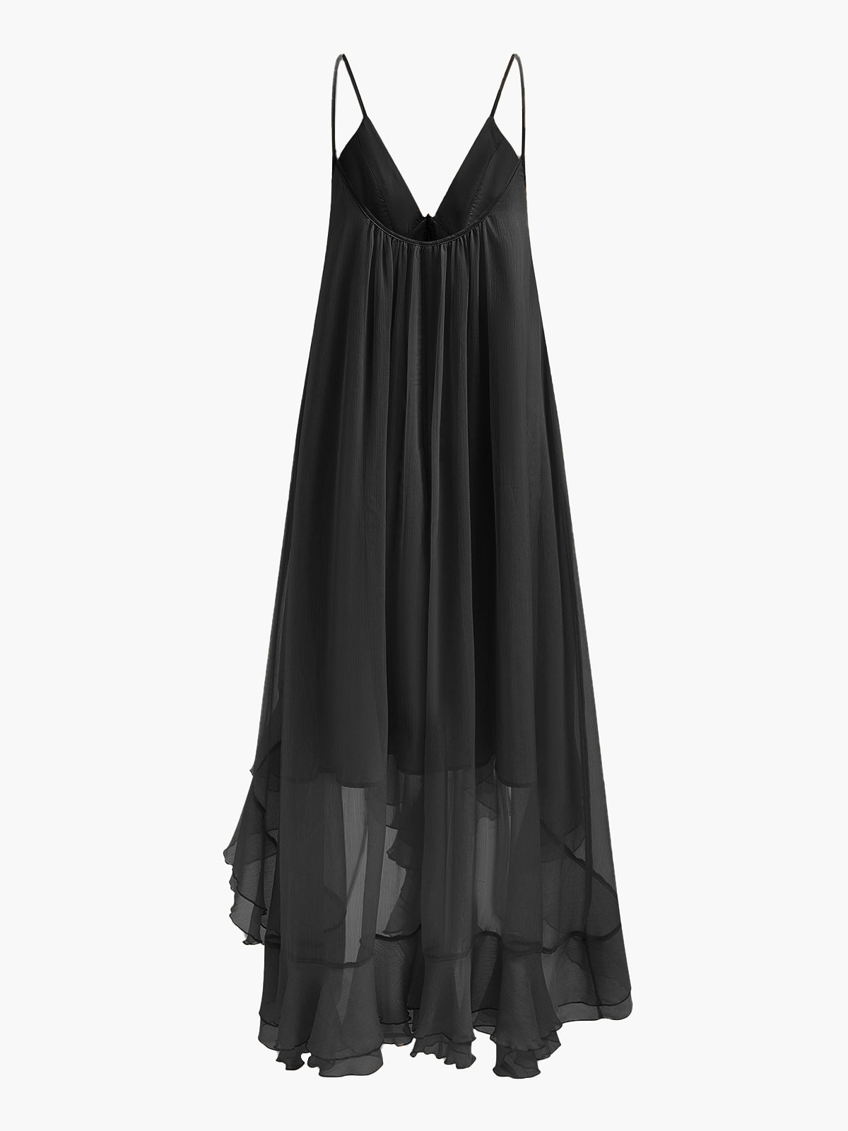 Elowen | Sheer Chiffon Maxi Dress
