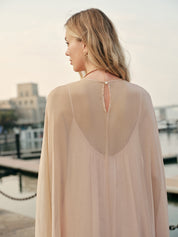 Elowen | Sheer Chiffon Maxi Dress