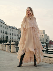 Elowen | Sheer Chiffon Maxi Dress