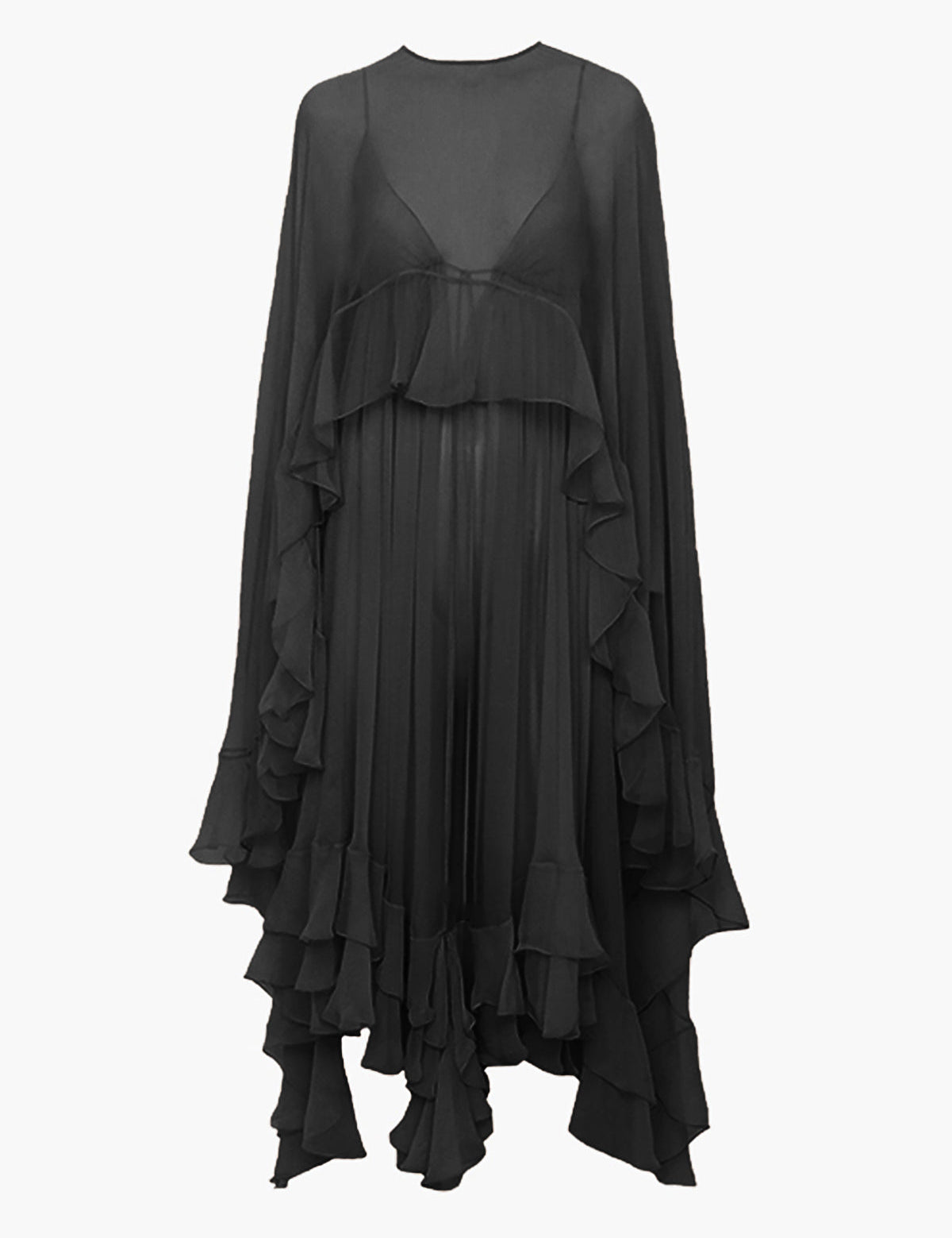 Elowen | Sheer Chiffon Maxi Dress