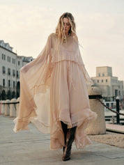 Elowen | Sheer Chiffon Maxi Dress