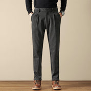 Verona | Men’s Wool Blend Pleated Trousers