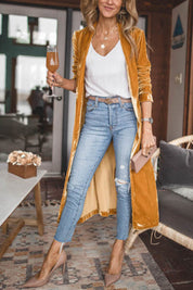 Veloura – Women's Velvet Kimono Coat