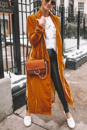 Veloura – Women's Velvet Kimono Coat