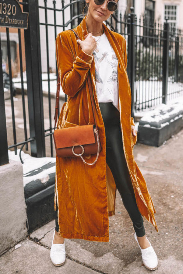 Veloura – Women's Velvet Kimono Coat