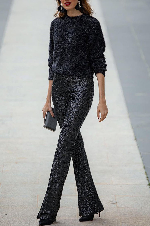 Veloura – Sequin Flare Pants