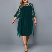 Sutton Vantori | Elegant Plus Size Midi Dress for Women