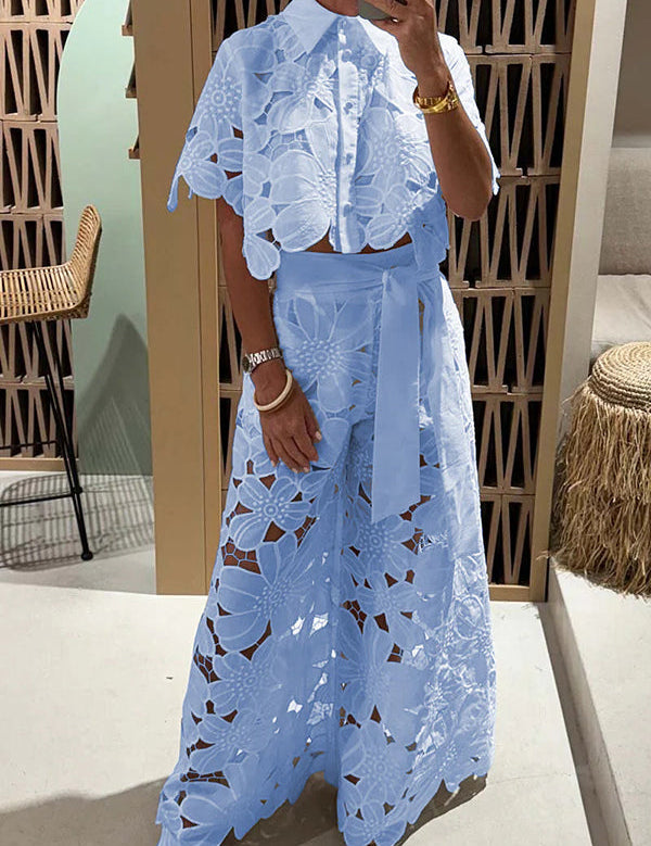 Samantha | Elegant Lace Set - Beautiful Two-Piece Outfit
