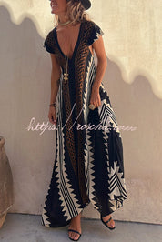 Mirelle – Relaxed V-Neck Maxi Dress