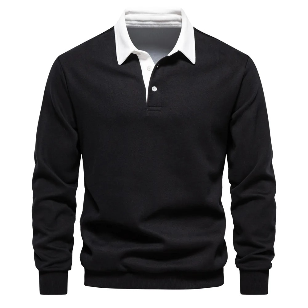 Caldrin | Men’s Long Sleeve Polo Shirt