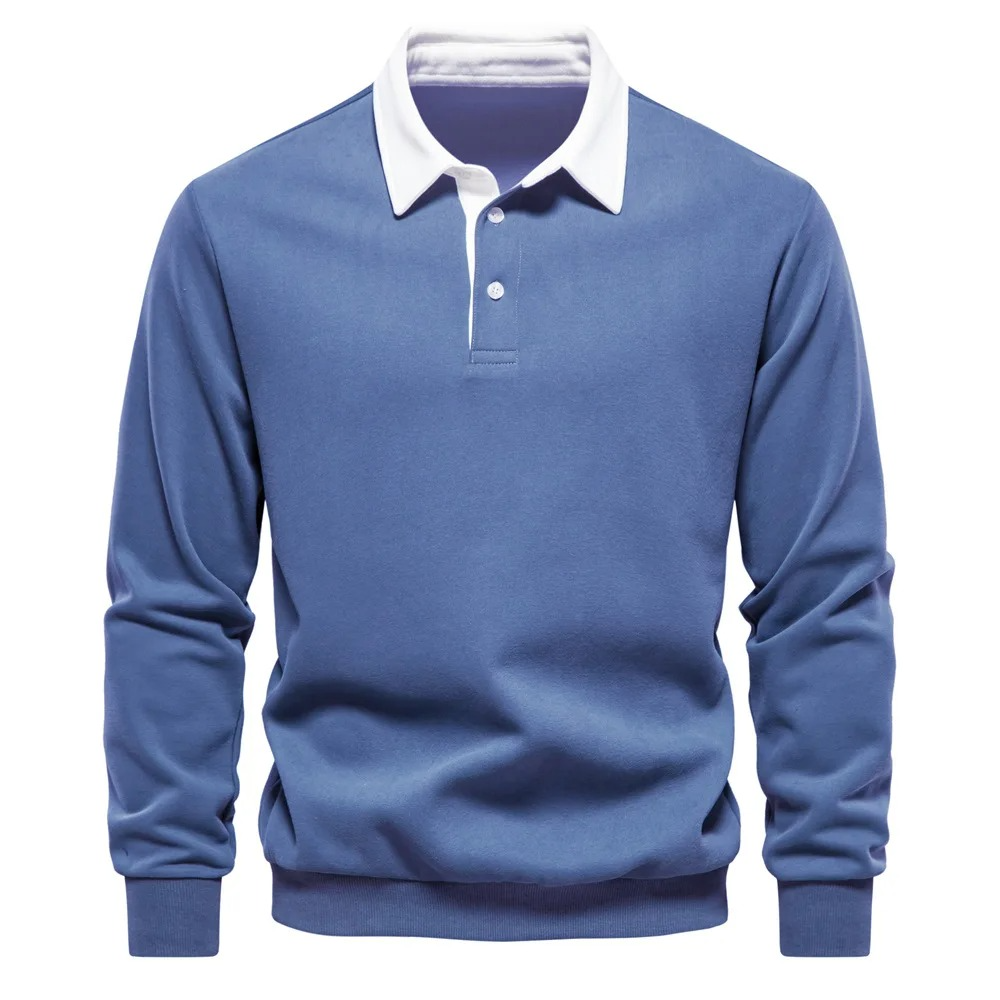 Caldrin | Men’s Long Sleeve Polo Shirt