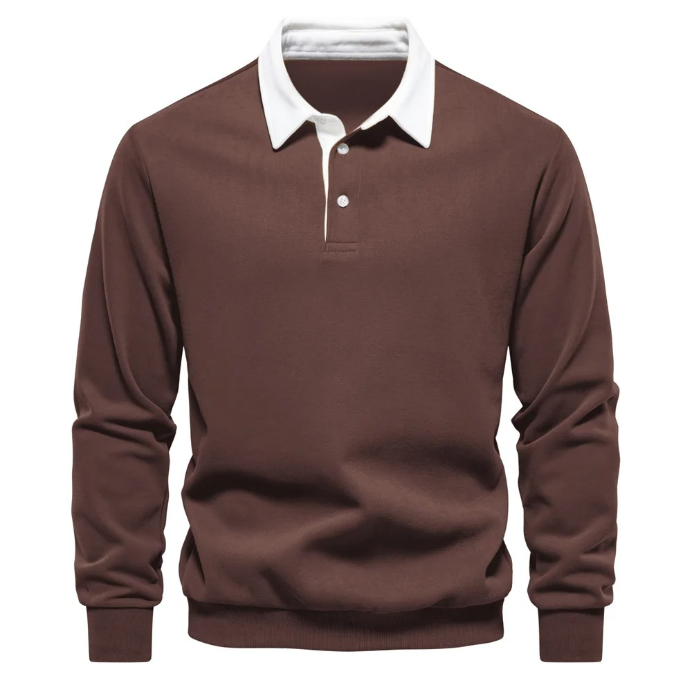 Caldrin | Men’s Long Sleeve Polo Shirt