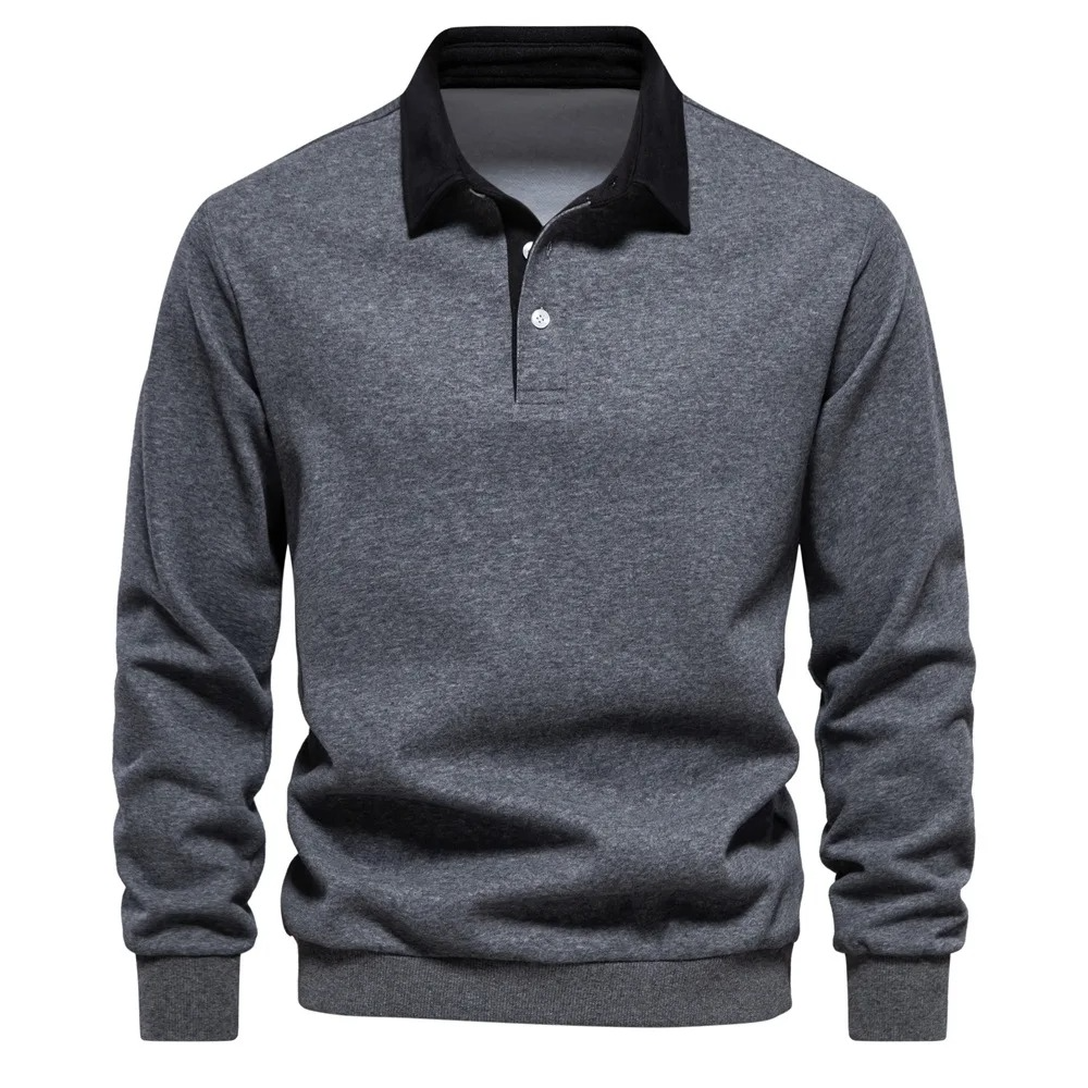 Caldrin | Men’s Long Sleeve Polo Shirt