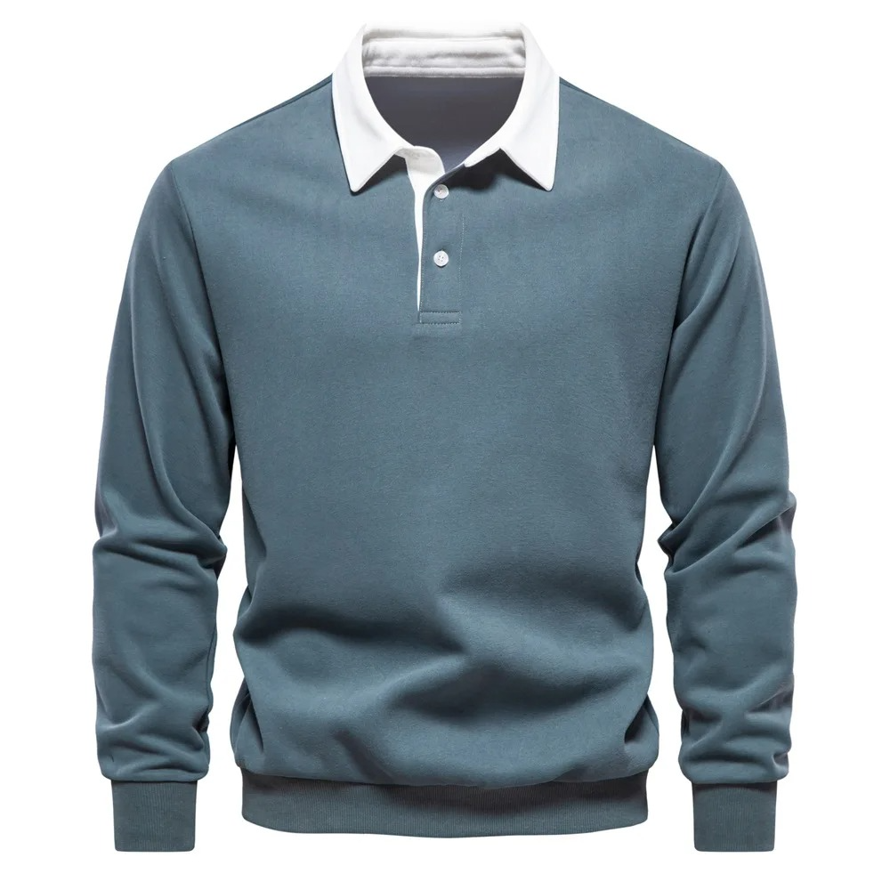 Caldrin | Men’s Long Sleeve Polo Shirt
