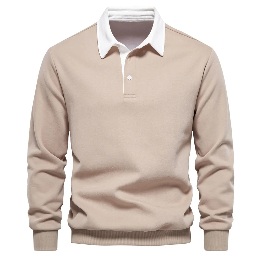Caldrin | Men’s Long Sleeve Polo Shirt