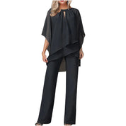 Seralyn | Elegant Chiffon Pantsuit