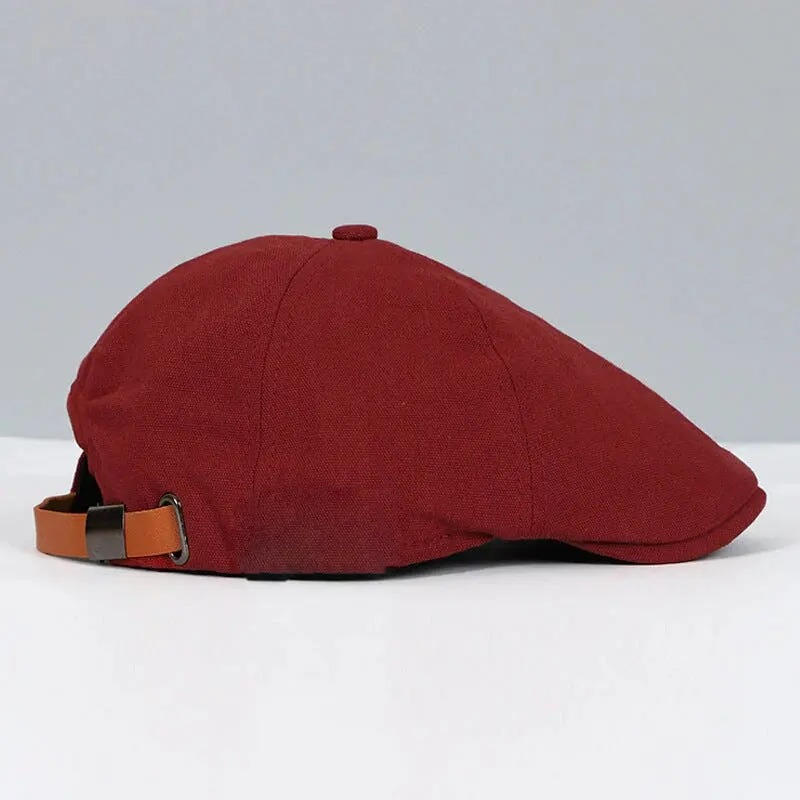Romano | Unisex Cotton Flat Cap