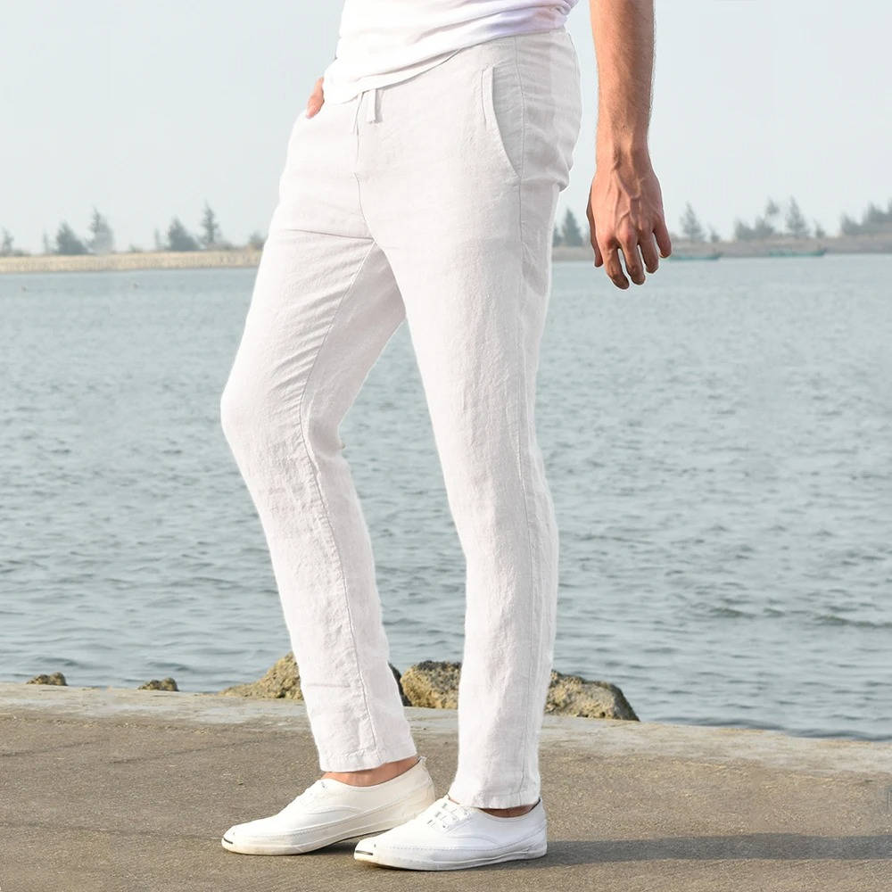 Lioren | Men’s Linen Blend Pants