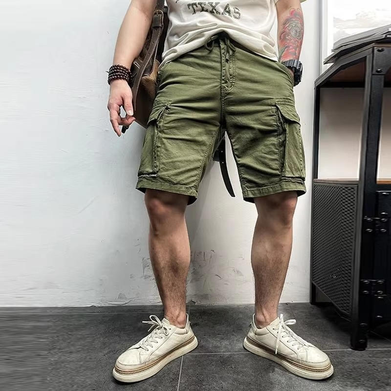 Rexton | Men’s Cotton Multi Pocket Cargo Shorts