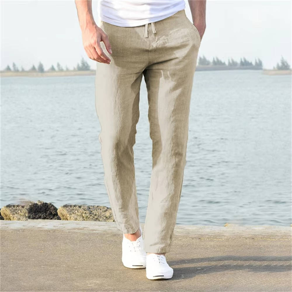 Lioren | Men’s Linen Blend Pants