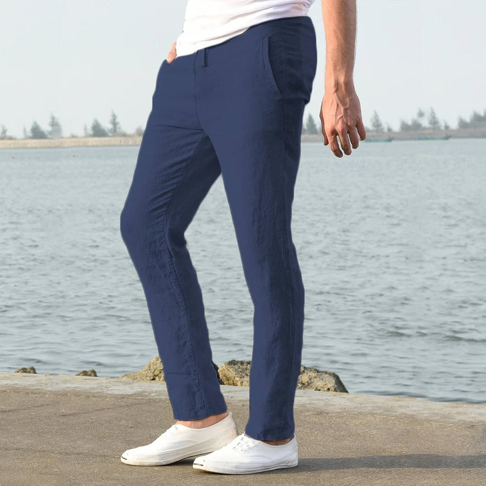 Lioren | Men’s Linen Blend Pants