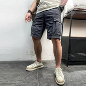 Rexton | Men’s Cotton Multi Pocket Cargo Shorts