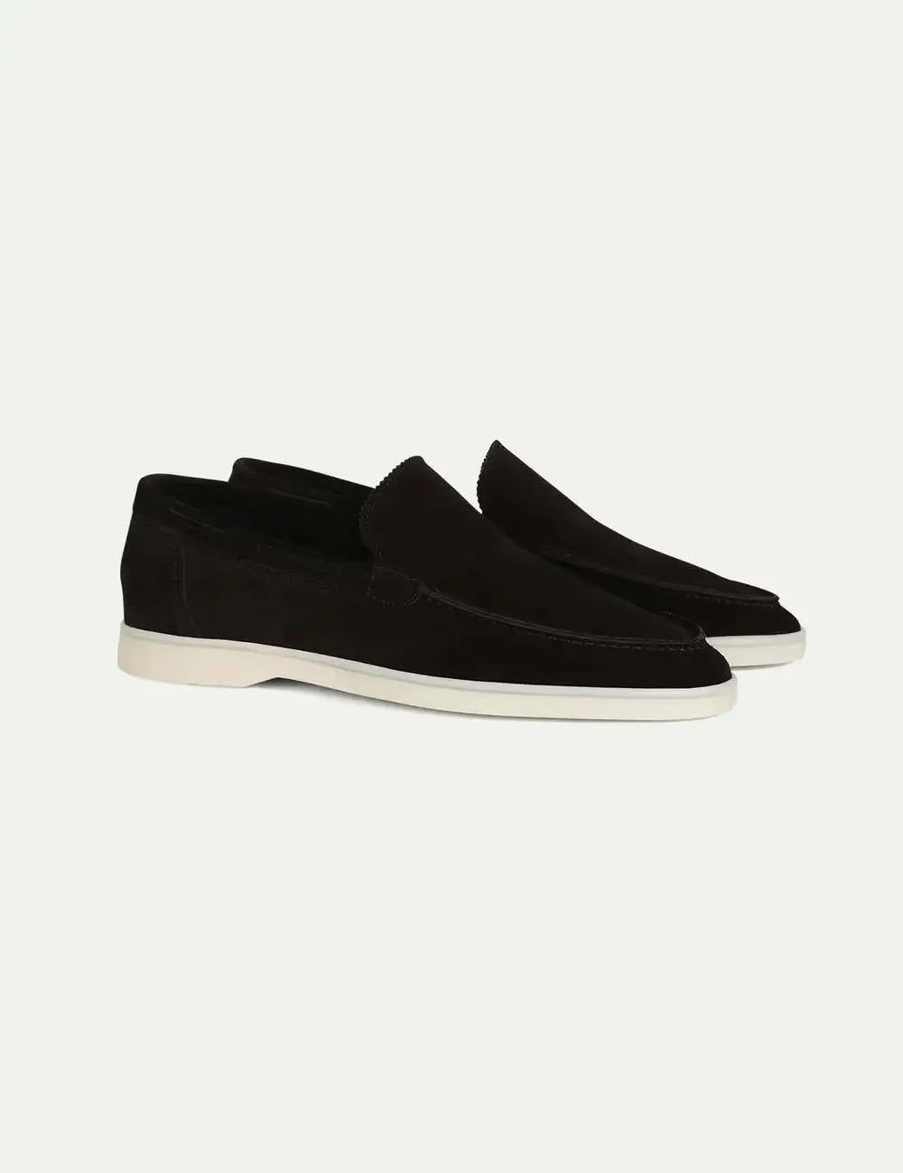 Marvello | Men’s Suede Yacht Loafers