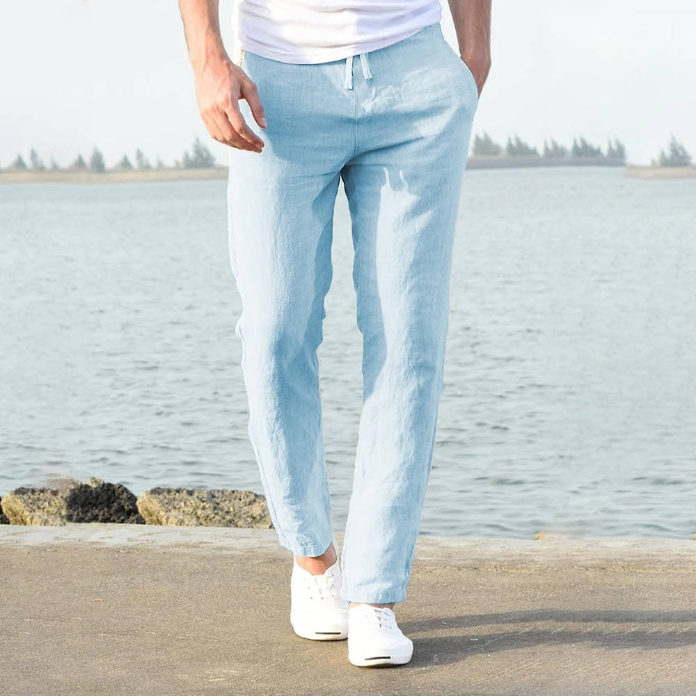 Lioren | Men’s Linen Blend Pants