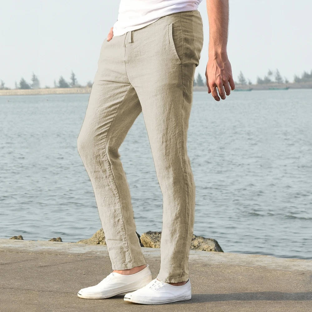 Lioren | Men’s Linen Blend Pants