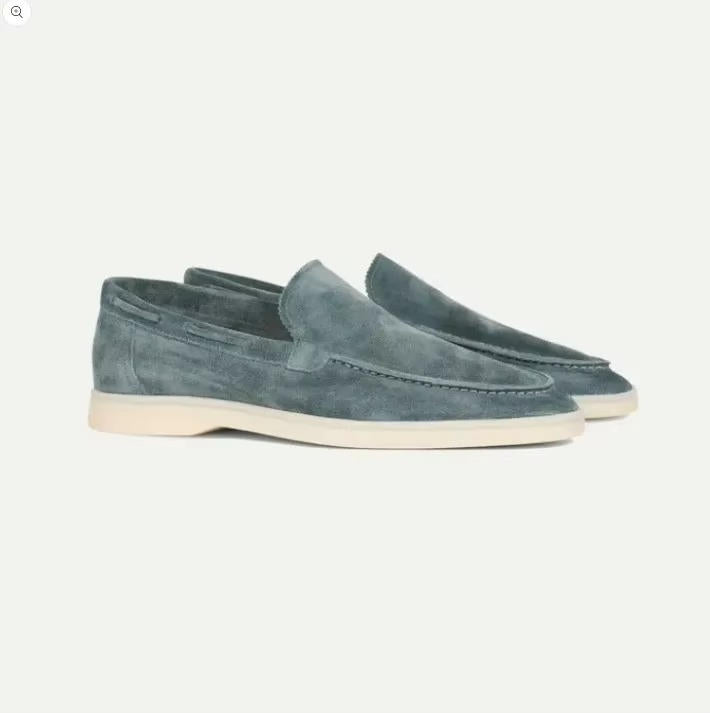 Marvello | Men’s Suede Yacht Loafers