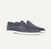 Marvello | Men’s Suede Yacht Loafers