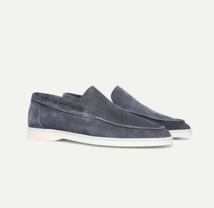 Marvello | Men’s Suede Yacht Loafers