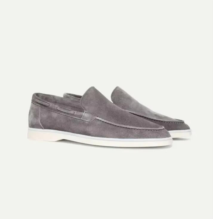 Marvello | Men’s Suede Yacht Loafers