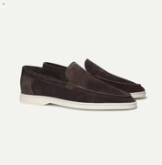 Marvello | Men’s Suede Yacht Loafers