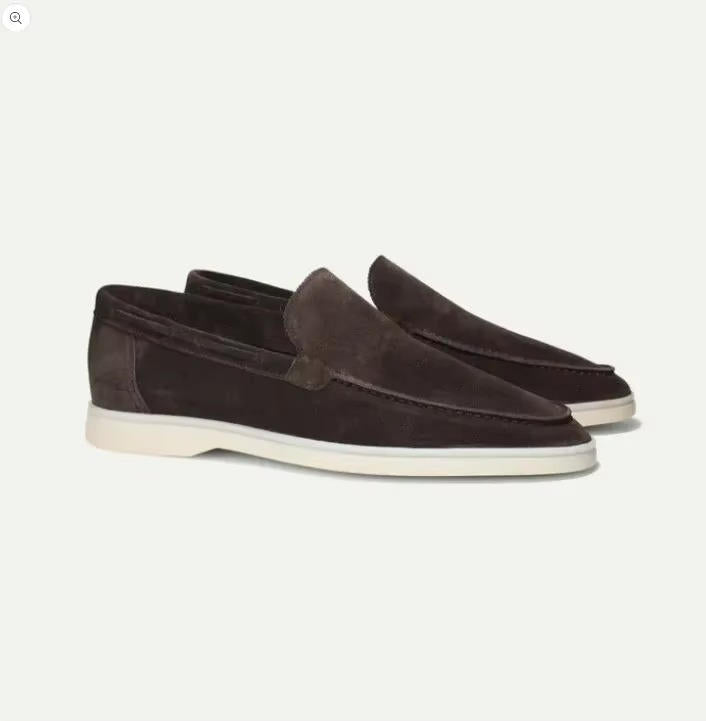 Marvello | Men’s Suede Yacht Loafers