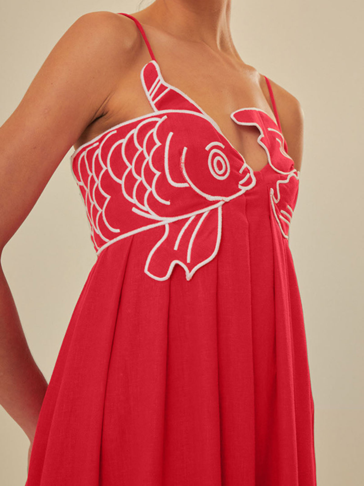 Alveria | Women’s Embroidered Cotton Maxi Dress