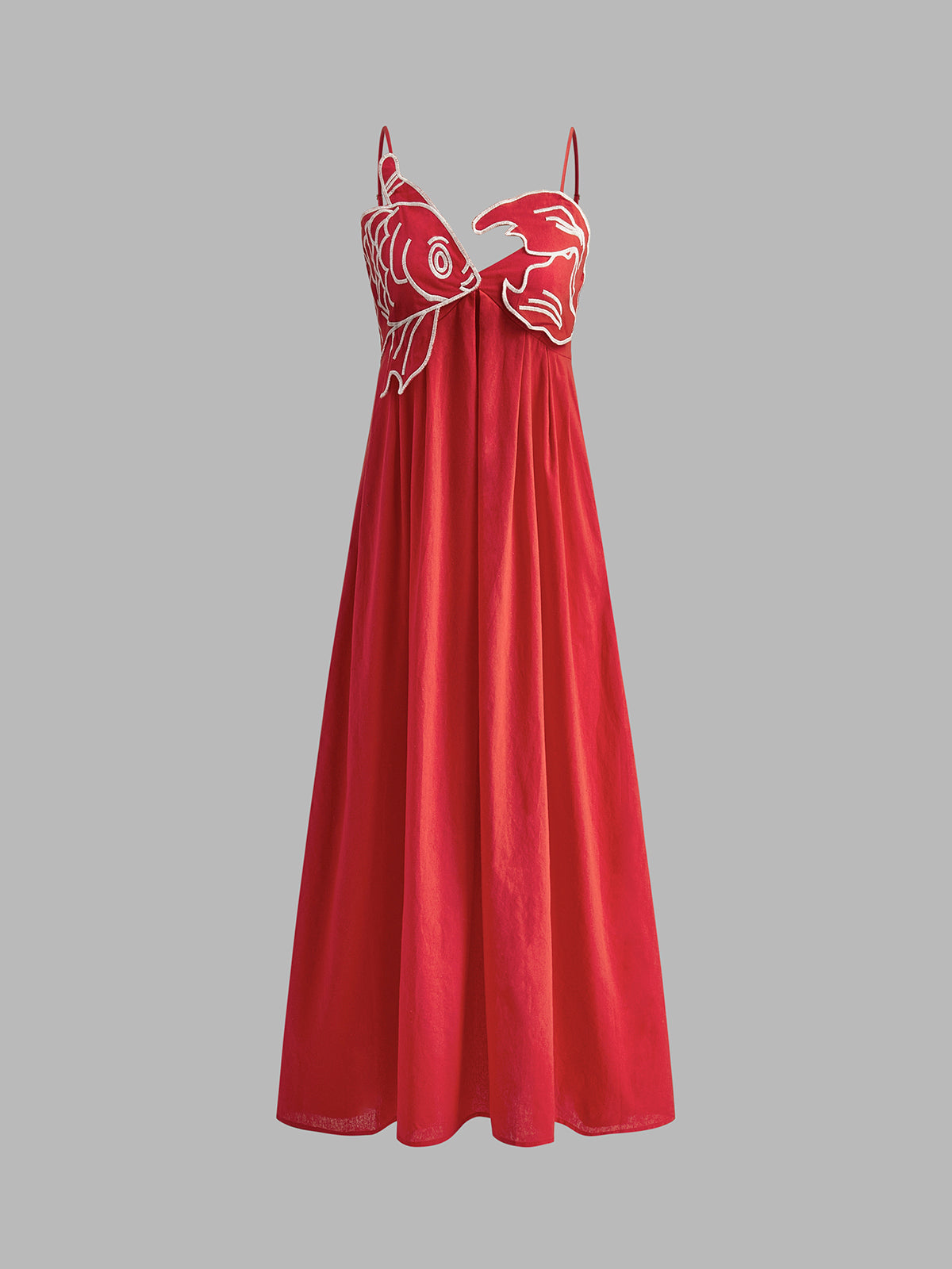 Alveria | Women’s Embroidered Cotton Maxi Dress