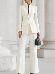 Valencia | Women’s Tailored Wide-Leg Pantsuit Set